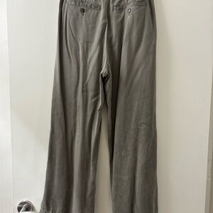 Everlane Green Chino Wide-Leg Pants